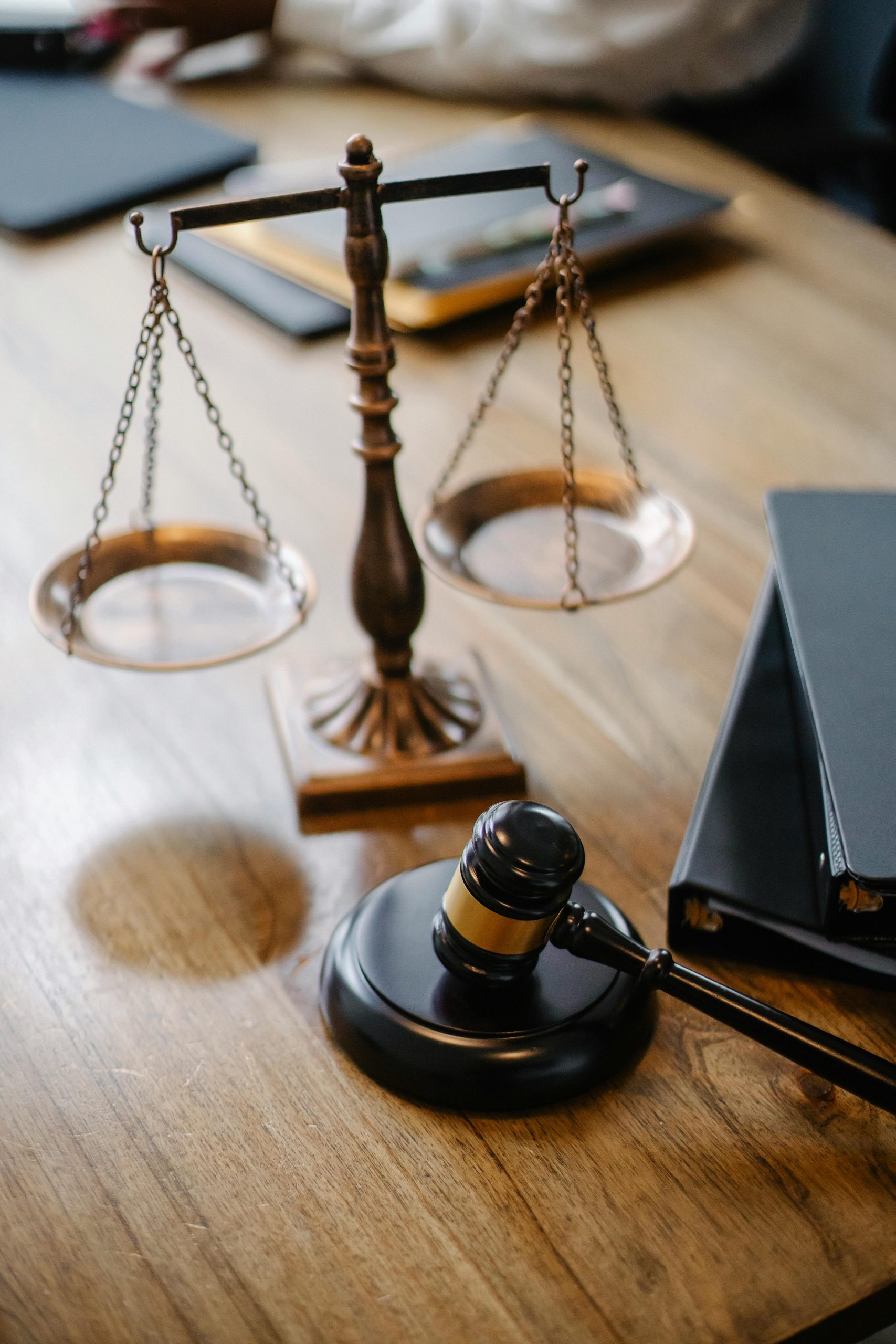 Professional court reporter typing on stenography machine during a legal deposition in Pensacola, FL.